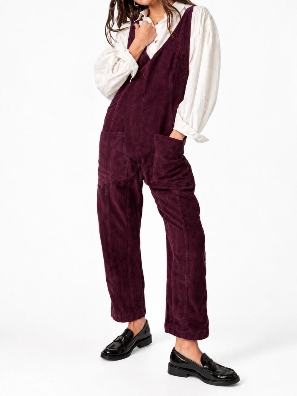 We The Free high roller  Overalls in Italian Plum